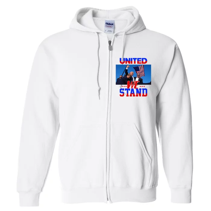 Donald Trump 2024 Survived Shot At Election Rally Full Zip Hoodie