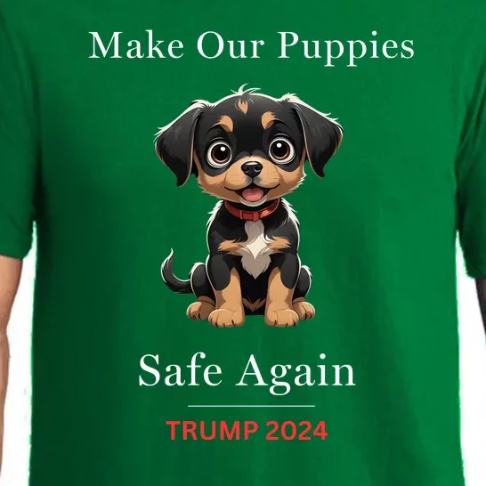 Donald Trump 2024 Funny Dog Conservative Maga Pajama Set