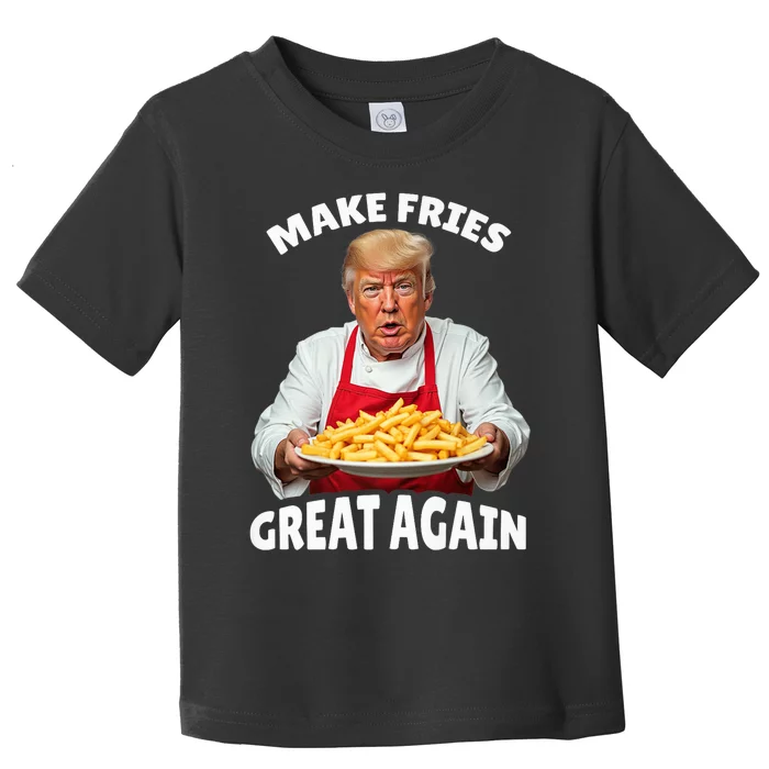 Donald Trump 2024 French Fry Make French Fries Great Again Toddler T-Shirt