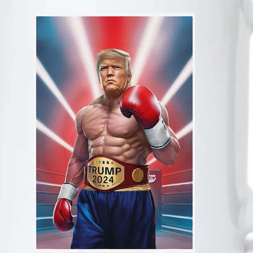 Donald Trump 2024 Election Fighter Boxing Gloves Fight Black Color Changing Mug