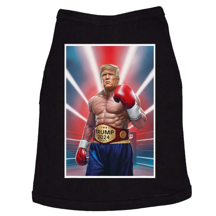 Donald Trump 2024 Election Fighter Boxing Gloves Fight Doggie Tank