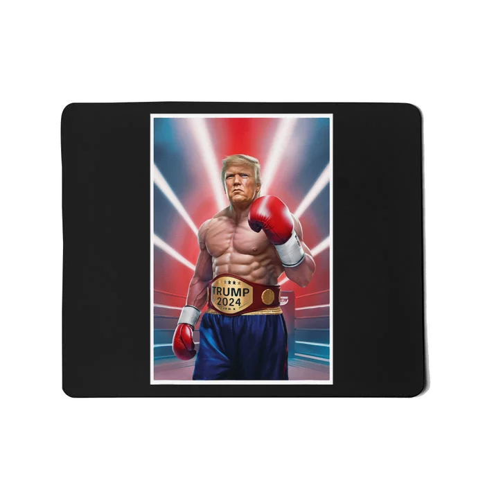 Donald Trump 2024 Election Fighter Boxing Gloves Fight Mousepad