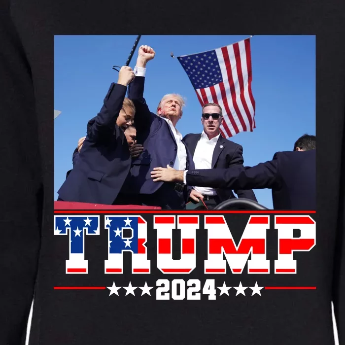 Donald Trump 2024 Survived Shot At Election Rally Usa Womens California Wash Sweatshirt