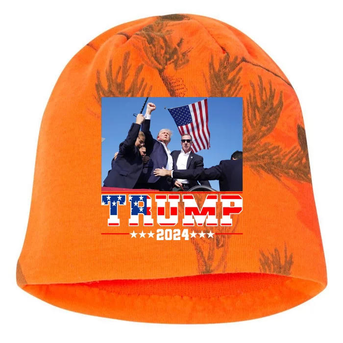 Donald Trump 2024 Survived Shot At Election Rally Usa Kati - Camo Knit Beanie