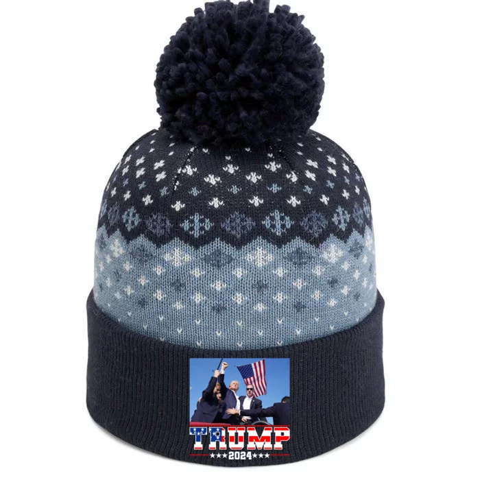 Donald Trump 2024 Survived Shot At Election Rally Usa The Baniff Cuffed Pom Beanie