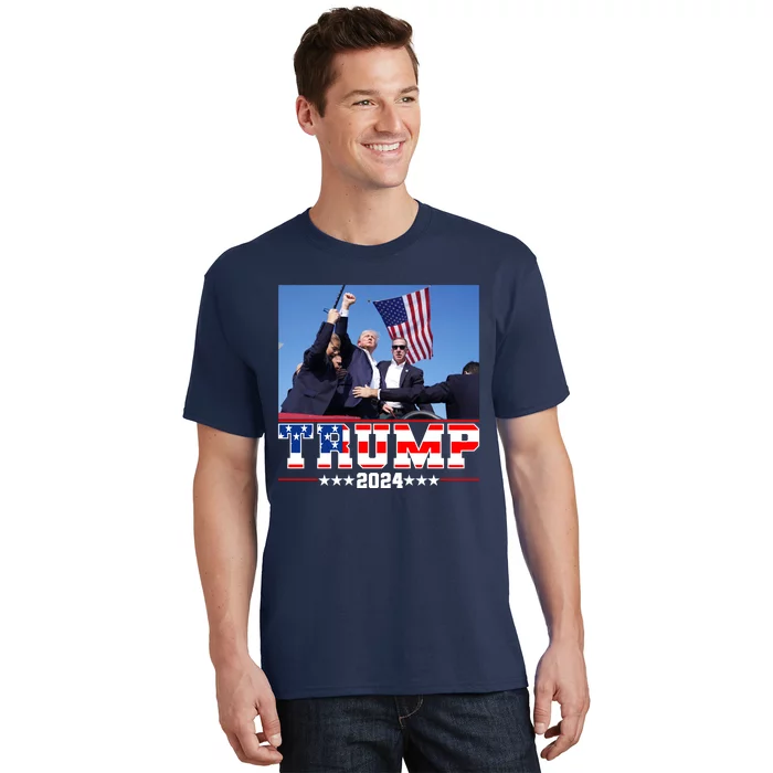 Donald Trump 2024 Survived Shot At Election Rally Usa T-Shirt