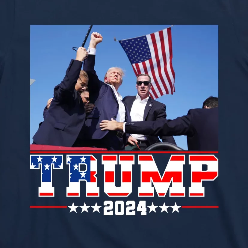 Donald Trump 2024 Survived Shot At Election Rally Usa T-Shirt