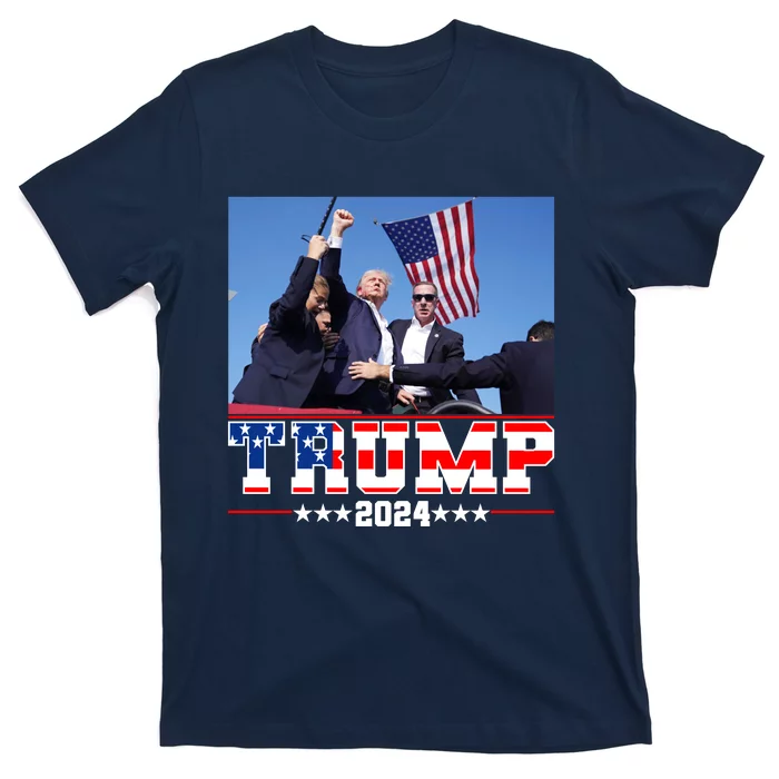 Donald Trump 2024 Survived Shot At Election Rally Usa T-Shirt