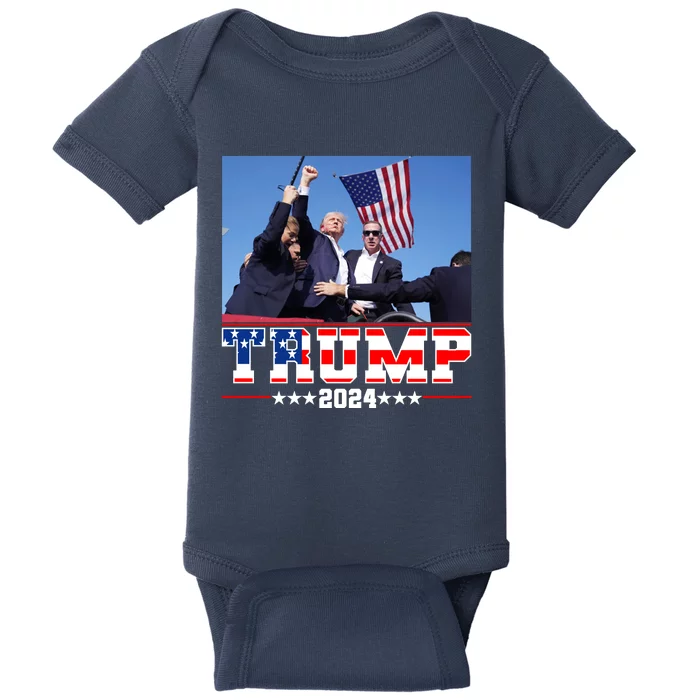 Donald Trump 2024 Survived Shot At Election Rally Usa Baby Bodysuit