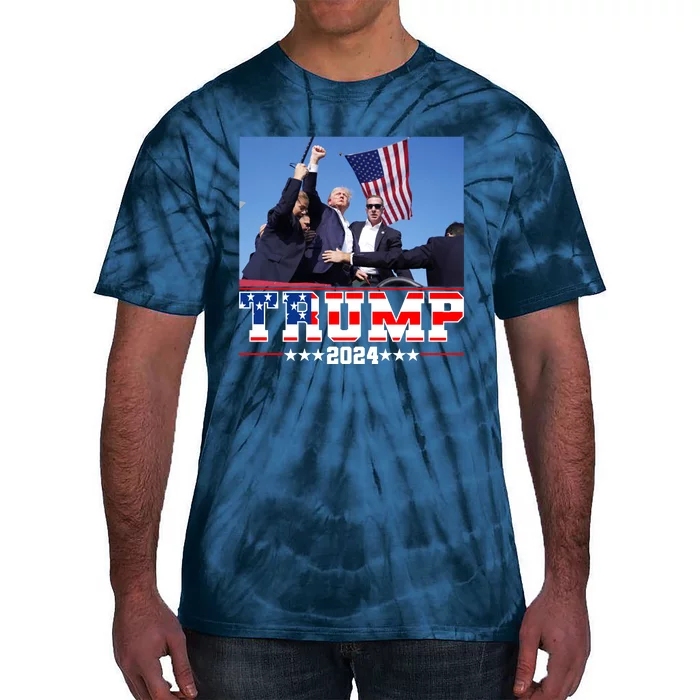 Donald Trump 2024 Survived Shot At Election Rally Usa Tie-Dye T-Shirt