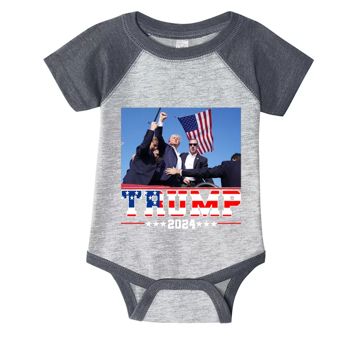 Donald Trump 2024 Survived Shot At Election Rally Usa Infant Baby Jersey Bodysuit