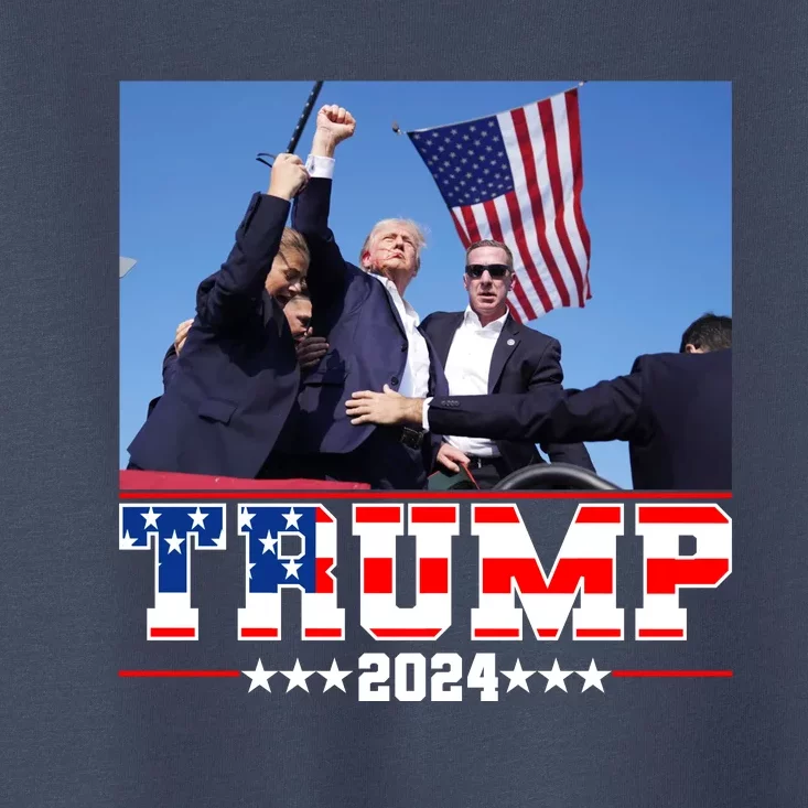 Donald Trump 2024 Survived Shot At Election Rally Usa Toddler T-Shirt