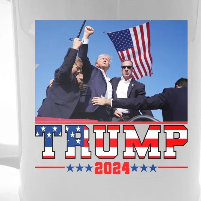 Donald Trump 2024 Survived Shot At Election Rally Usa Front & Back Beer Stein