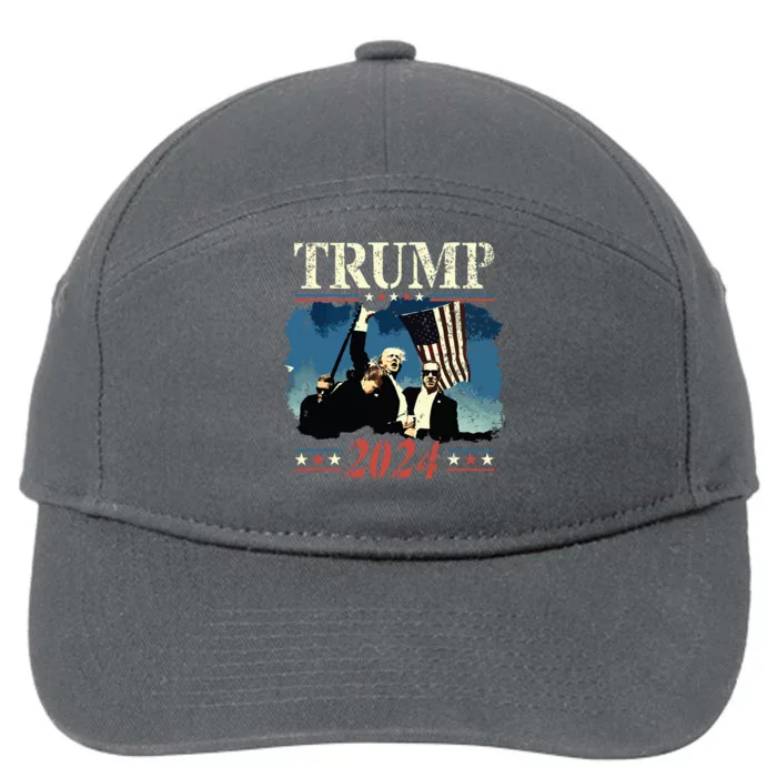 Donald Trump 2024 7-Panel Snapback Hat