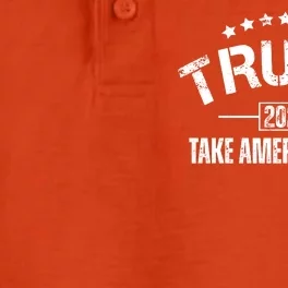 Donald Trump 2024 Take America Back Dry Zone Grid Performance Polo