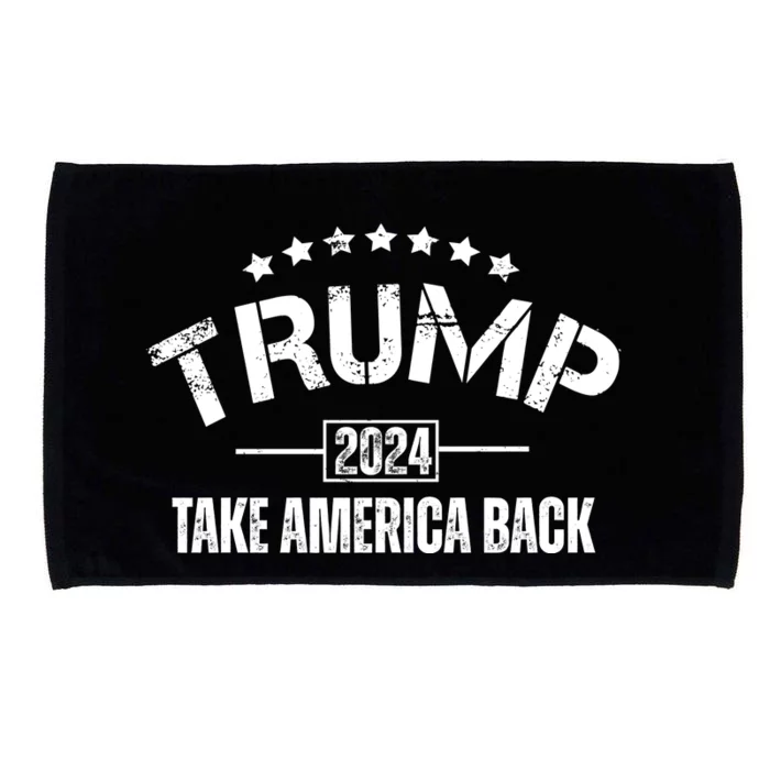 Donald Trump 2024 Take America Back Microfiber Hand Towel