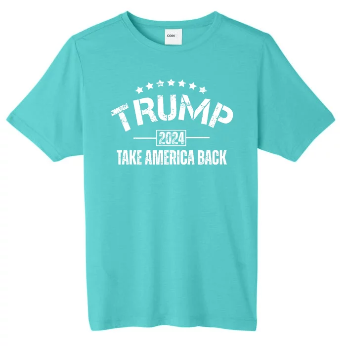 Donald Trump 2024 Take America Back ChromaSoft Performance T-Shirt