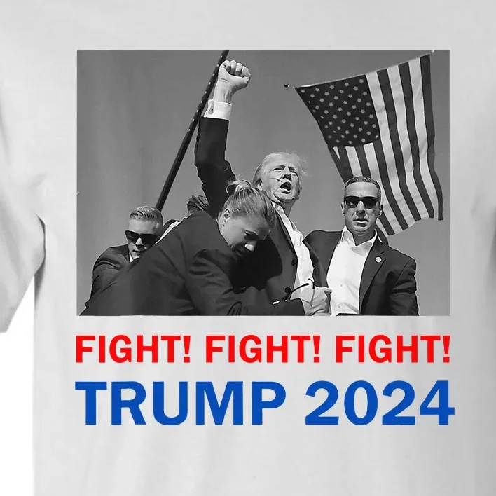 Donald Trump 2024 Fight Fight Fight Donald Trump Fist Pump Tall T-Shirt