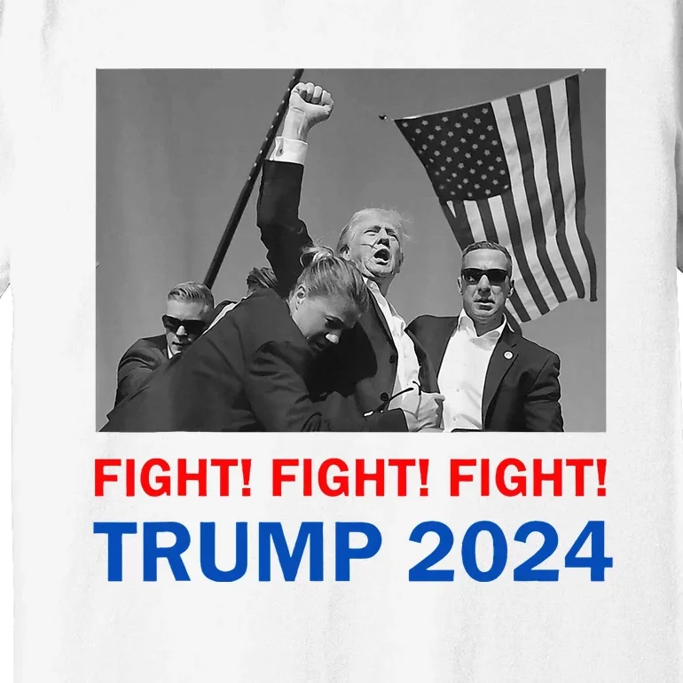 Donald Trump 2024 Fight Fight Fight Donald Trump Fist Pump Premium T-Shirt