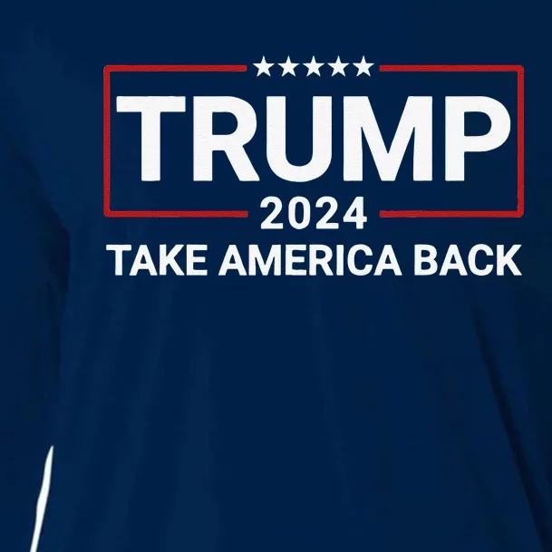 Donald Trump 2024 Take America Back Election The Return Cooling Performance Long Sleeve Crew