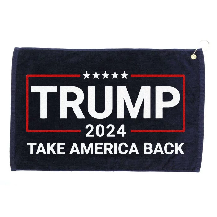 Donald Trump 2024 Take America Back Election The Return Grommeted Golf Towel