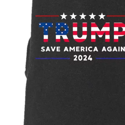 Donald Trump 2024 Take America Back Election The Return Doggie 3-End Fleece Hoodie