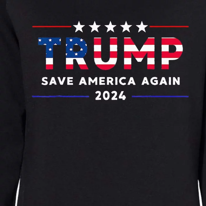 Donald Trump 2024 Take America Back Election The Return Womens California Wash Sweatshirt