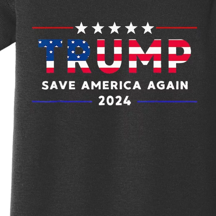 Donald Trump 2024 Take America Back Election The Return Baby Bodysuit