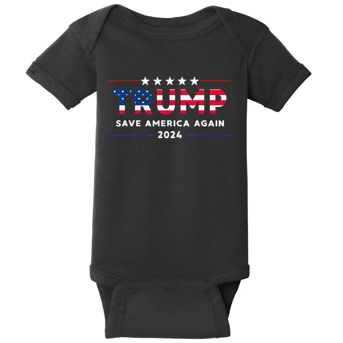 Donald Trump 2024 Take America Back Election The Return Baby Bodysuit