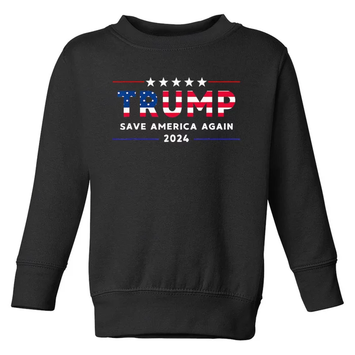 Donald Trump 2024 Take America Back Election The Return Toddler Sweatshirt