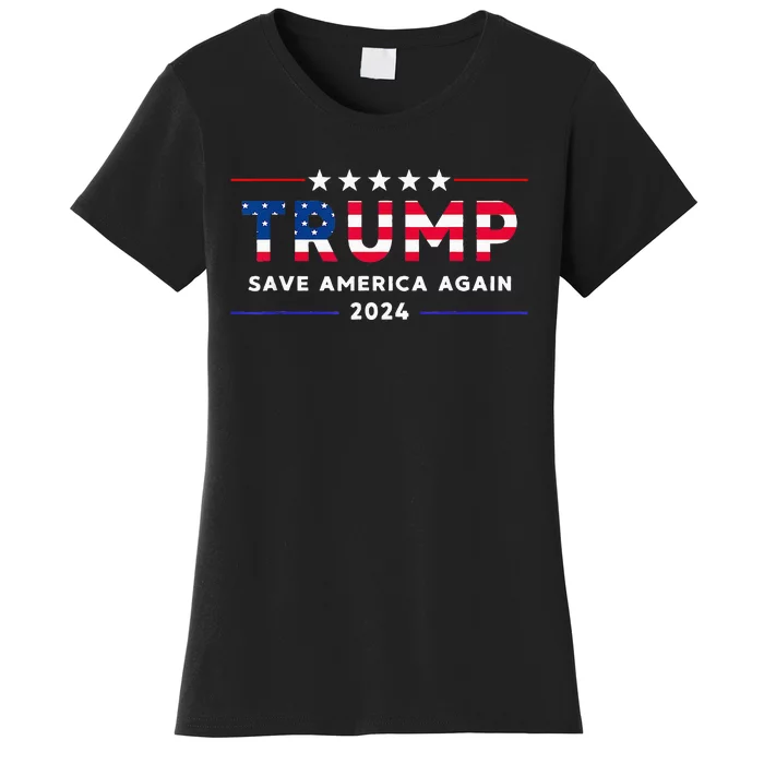 Donald Trump 2024 Take America Back Election The Return Women's T-Shirt