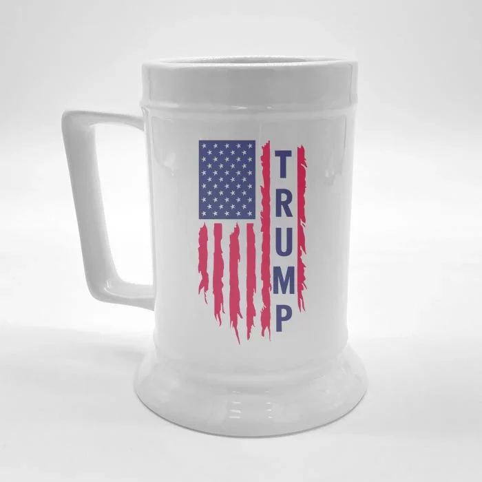 Donald Trump 2024 Presidential Campaign Support Design Front & Back Beer Stein