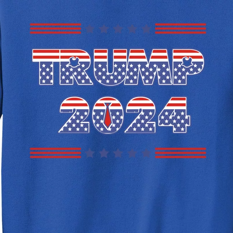 Donald Trump 2024 Patriotic Political Humor Meaningful Gift Tall Sweatshirt