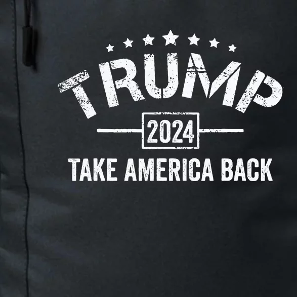 Donald Trump 2024 Take America Back 4th Of July Election Daily Commute Backpack