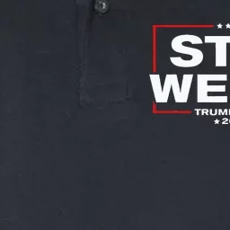 Donald Trump 2024 Stay Weird Jd Vance Softstyle Adult Sport Polo