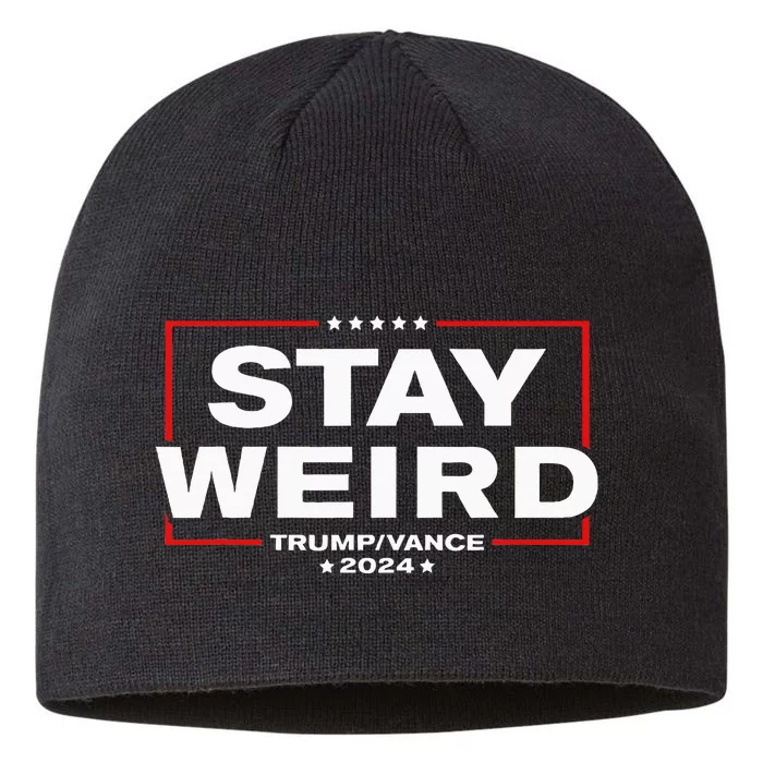 Donald Trump 2024 Stay Weird Jd Vance 8 1/2in Sustainable Knit Beanie