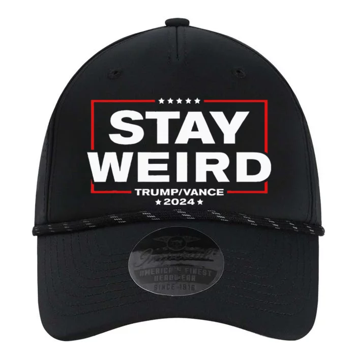 Donald Trump 2024 Stay Weird Jd Vance Performance The Dyno Cap