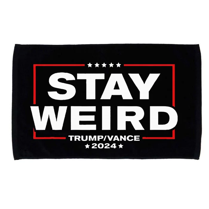 Donald Trump 2024 Stay Weird Jd Vance Microfiber Hand Towel