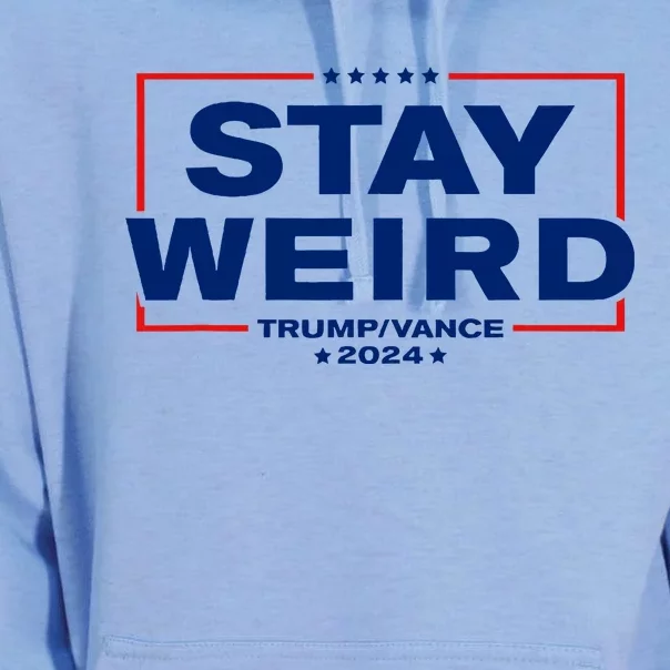 Donald Trump 2024 Stay Weird Jd Vance Unisex Surf Hoodie