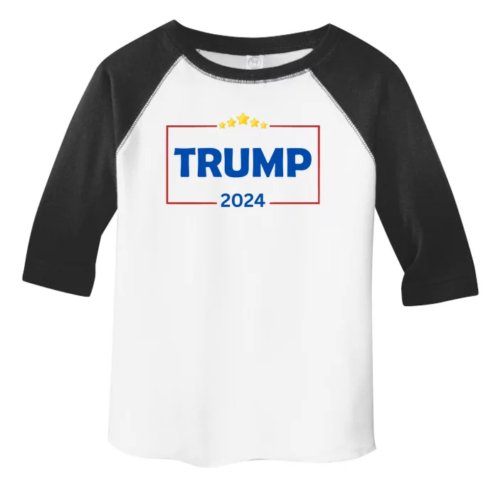 Donald Trump 2024 Take America Back Usa United States Toddler Fine Jersey T-Shirt