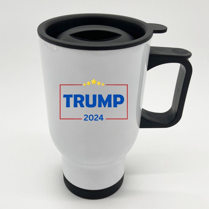 Donald Trump 2024 Take America Back Usa United States Front & Back Stainless Steel Travel Mug