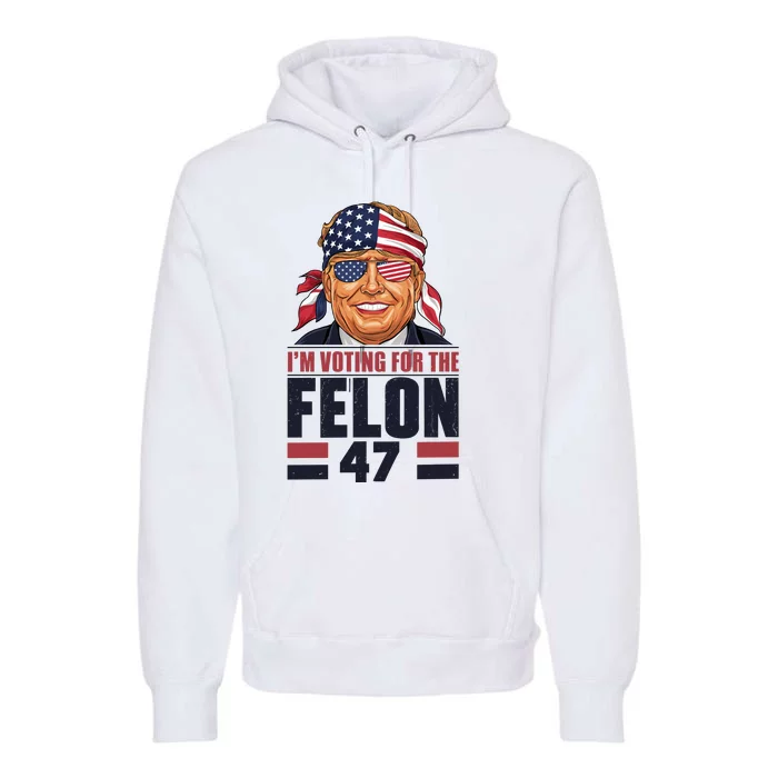 Donald Trump 2024 Presidential Support Design Premium Hoodie