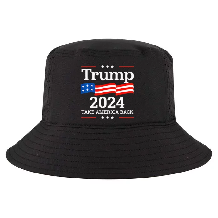 Donald Trump 2024 Take America Back Election Cool Comfort Performance Bucket Hat