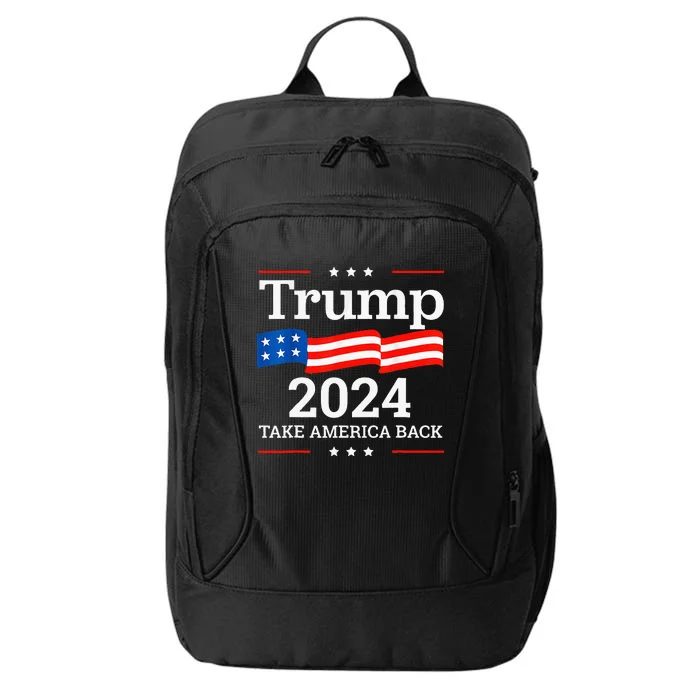 Donald Trump 2024 Take America Back Election City Backpack