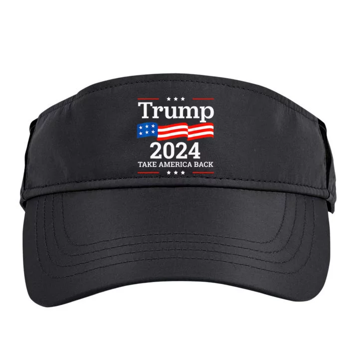 Donald Trump 2024 Take America Back Election Adult Drive Performance Visor