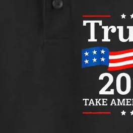 Donald Trump 2024 Take America Back Election Dry Zone Grid Performance Polo