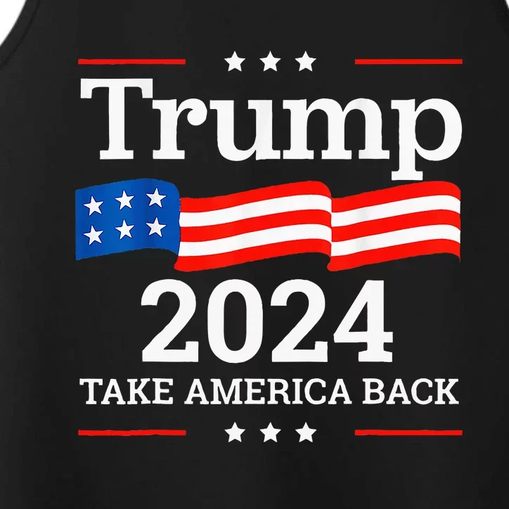 Donald Trump 2024 Take America Back Election Performance Tank