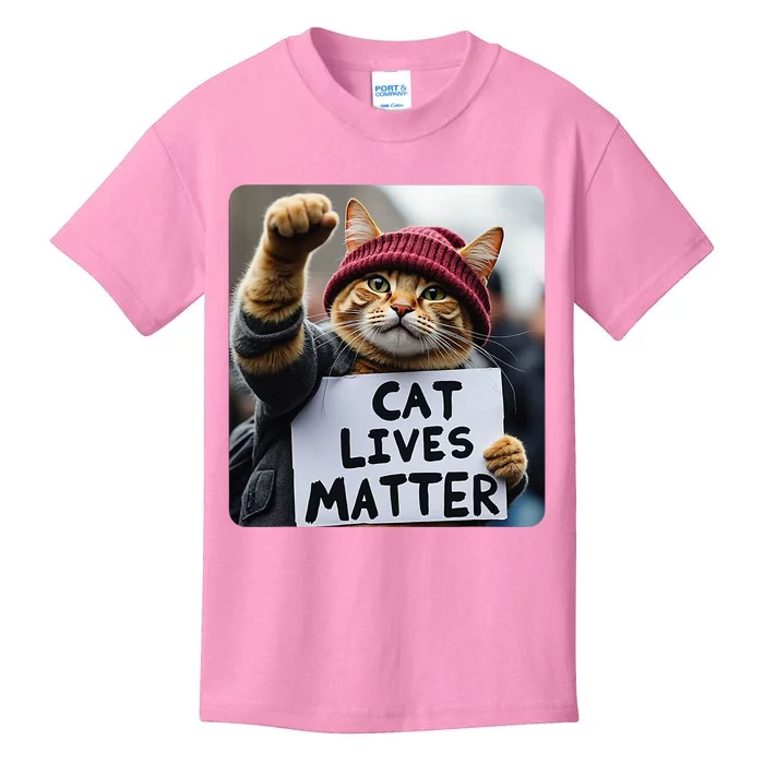 Donald Trump 2024 Cats Cat Lives Matter Trump Kids T-Shirt