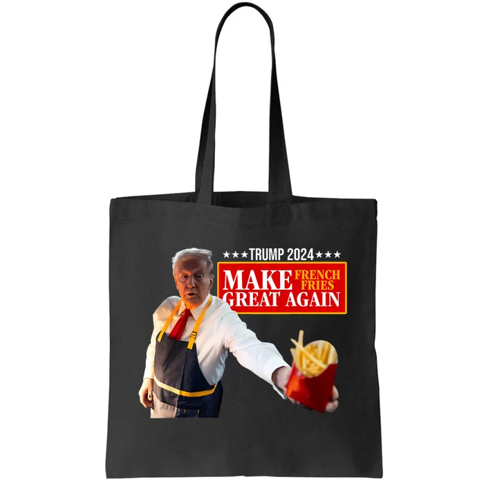 Donald Trump 2024 French Fry Make French Fries Great Again Tote Bag