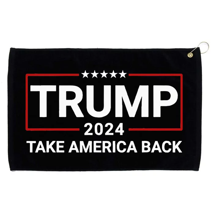 Donald Trump 2024 Take America Back Election The Return Grommeted Golf Towel